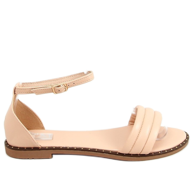 Růžové kotníkové sandály 55-93 růžový