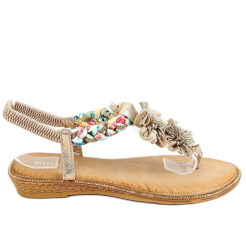 Zlaté žabky JN11-11 Zlato zlatý