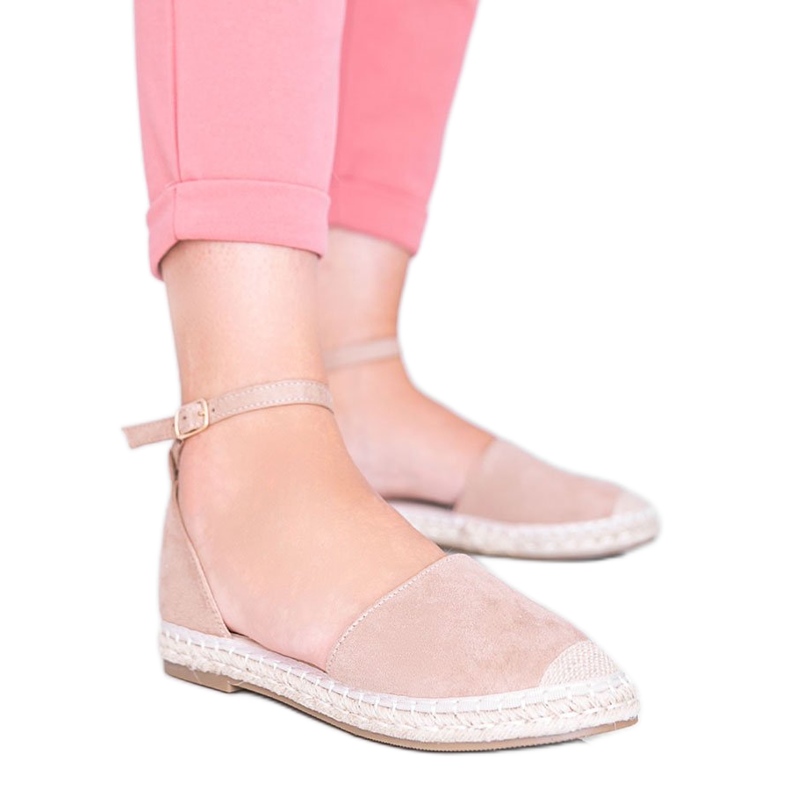 Béžové espadrilky Chloe Star béžový