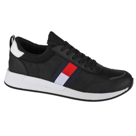 Boty Tommy Hilfiger Jeans Flexy Lycra M EM0EM00632-BDS černý