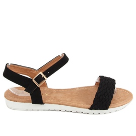 Černé dámské sandály X572 Black černý