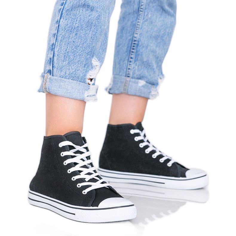 Dámské černé tenisky Gampa kotník černá