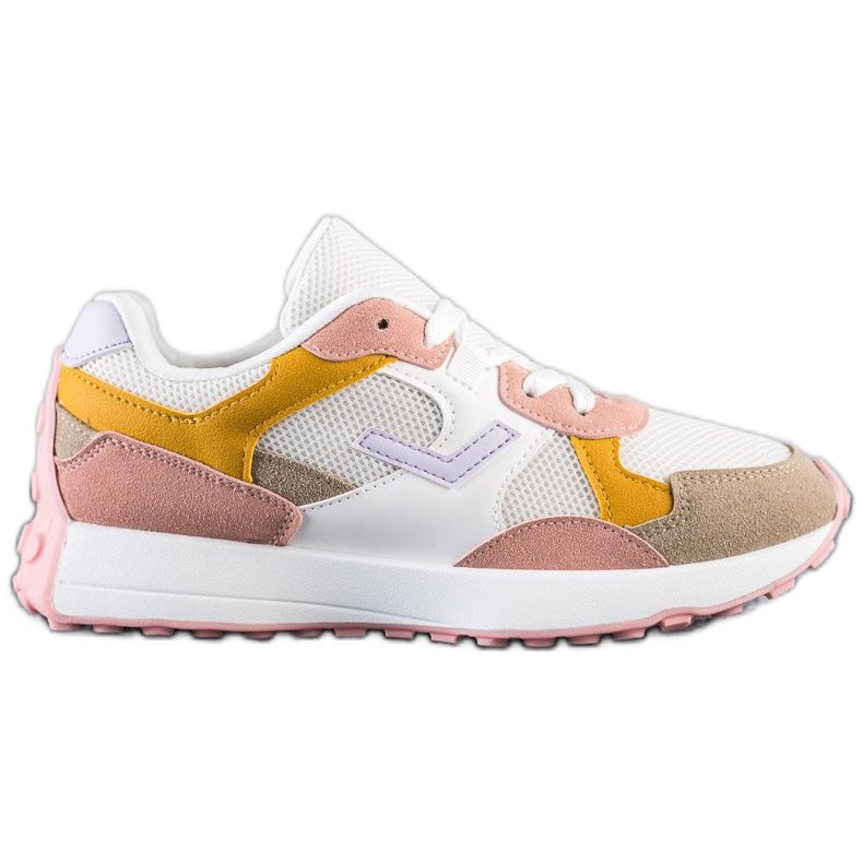 SHELOVET Barevné tenisky bílý vícebarevný