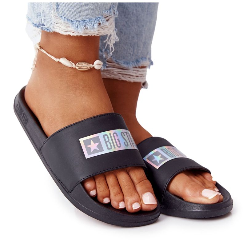 Dámské pantofle Big Star HH274A036 černé černá