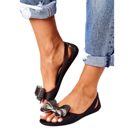 Gumové balerínky Meliski Lu Boo černé černá Gumové balerínky Meliski Lu Boo černé černá