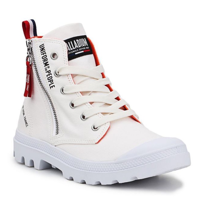 Boty Palladium Pampa Hi Outz Puotp U 77023-116 bílý modrý