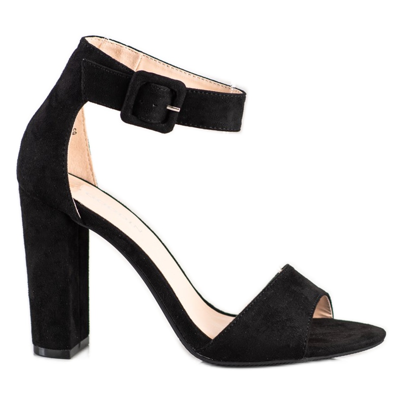 Goodin Černé Sandály Na Vysokém Postu černá