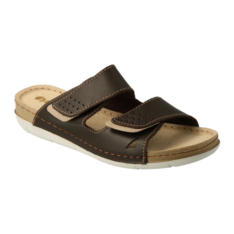 Inblu pantofle dámské boty 158D170 hnědý