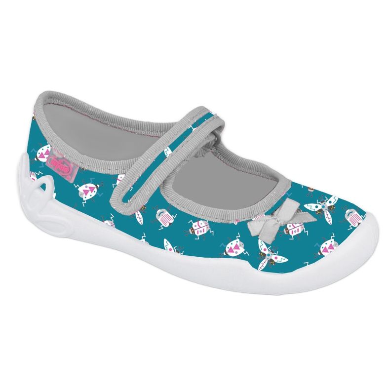 Dětská obuv Befado 114X446 šedá zelená