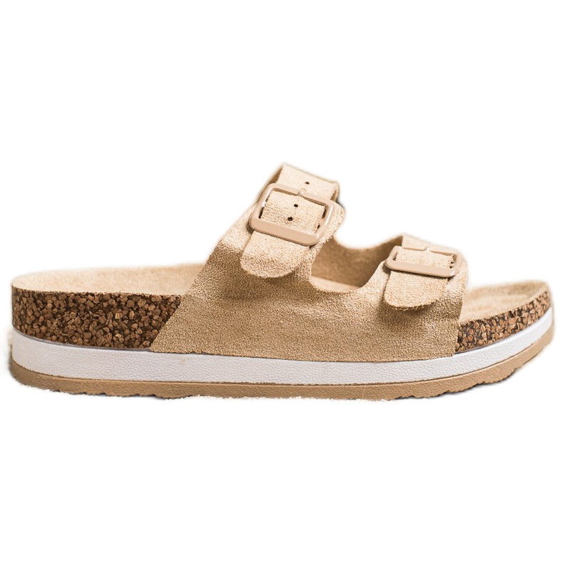 Evento Neformální pantofle béžový