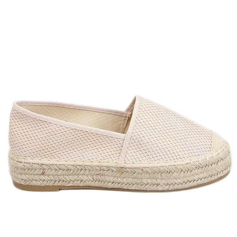 Béžové espadrilky pro ženy A666-ESP-1 Beige béžový