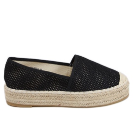 Černé dámské espadrilky A666-ESP-1 Black černý