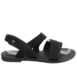 Černé dámské sandály S060115 Black černý