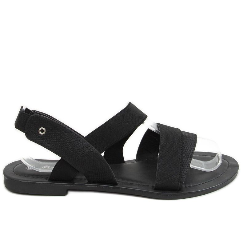 Černé dámské sandály S060115 Black černá Černé dámské sandály S060115 Black černá