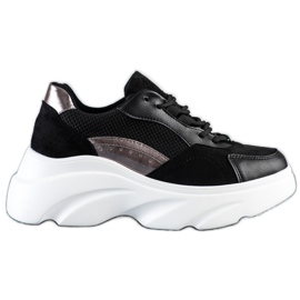 Seastar Černé tenisky na platformě černý