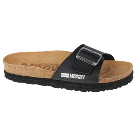 Geographical Norway Geografické Norsko Sandalias Bios Pala Hebilla žabky W GNW20419-01 černá Geographical Norway Geografické Norsko Sandalias Bios Pala Hebilla žabky W GNW20419-01 černá