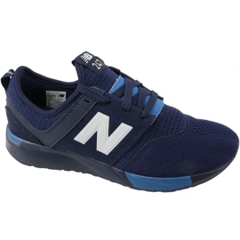 Boty New Balance Jr KL247C2G navy blue bílý námořnická modř