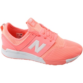 Boty New Balance Jr. KL247C7G oranžové bílý pomerančový