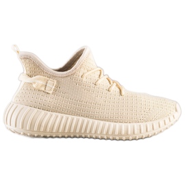 Marquiz Textilní tenisky béžový Marquiz Textilní tenisky béžový