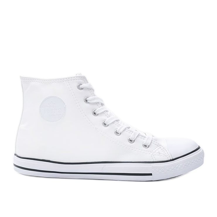 Pánské bílé kotníkové tenisky Quatros bílý