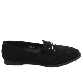 Černé dámské mokasíny GQ01 Black černý