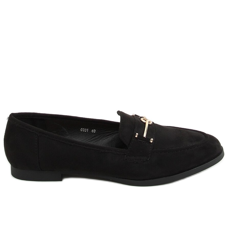 Černé dámské mokasíny GQ01 Black černá