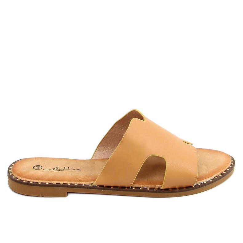 Dámské pantofle Camel SL1525 Camel hnědý