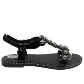 Černé dámské sandály M6P111-1 Black černý