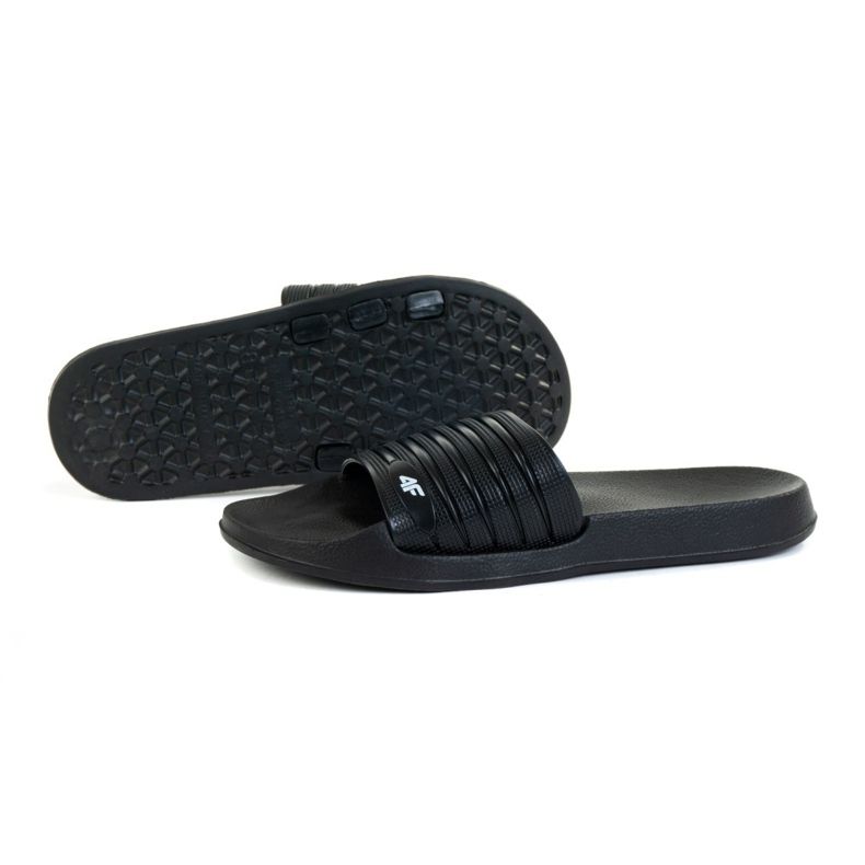 Pantofle 4F M H4L21-KLM001 Deep Black černá Pantofle 4F M H4L21-KLM001 Deep Black černá