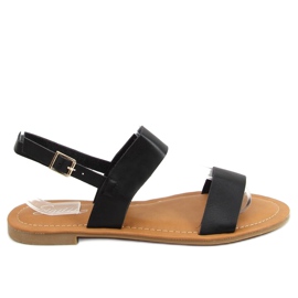 Černé dámské sandály FF-505 Black černý