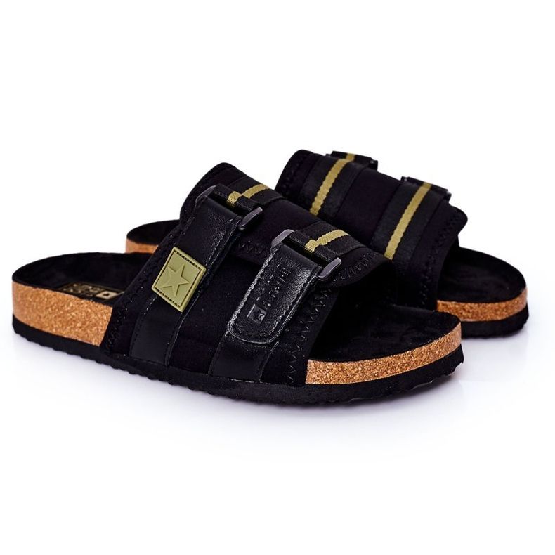 Pánské profilované pantofle Big Star HH174058 Black černá