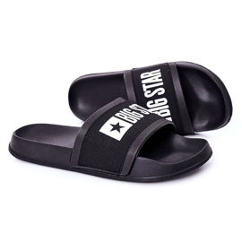 Pánské černé pantofle Big Star HH174831 černá