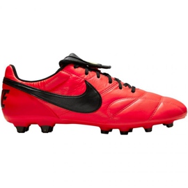 Kopačky Nike The Premier Ii Fg M 917803 607 červené pomeranče a červené Kopačky Nike The Premier Ii Fg M 917803 607 červené pomeranče a červené