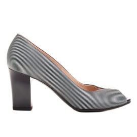 Boty Marco Shoes lodičky námořnická modrá + bílá bílý námořnická modř