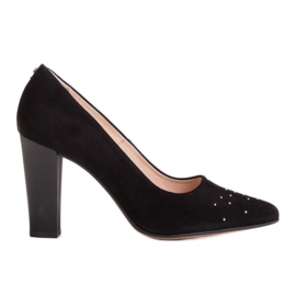 Marco Shoes Černá čerpadla 1007P s tryskami černý