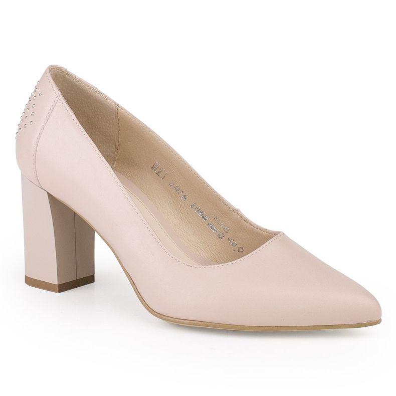 Marco Shoes Lodičky 1068P v pudrově růžové barvě s tryskami růžový