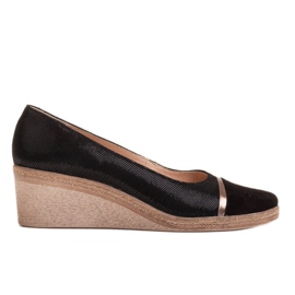 Marco Shoes Boty 1205P Marco na klínku černý