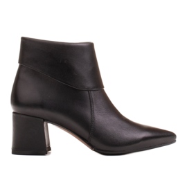 Marco Shoes Dámské kozačky Marco 1344B s límečkem černý