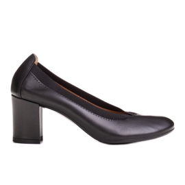 Marco Shoes Lodičky s pohodlnou stélkou a gumou ve svršku černá Marco Shoes Lodičky s pohodlnou stélkou a gumou ve svršku černá