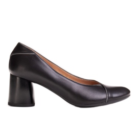 Marco Shoes Pohodlné černé lodičky Marco 1729P černý
