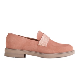 Marco Shoes Pohodlné boty 1813P pudrová růžová s metalickou vložkou růžový Marco Shoes Pohodlné boty 1813P pudrová růžová s metalickou vložkou růžový