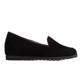 Marco Shoes Pohodlné nízké boty 1595P na klínku černý