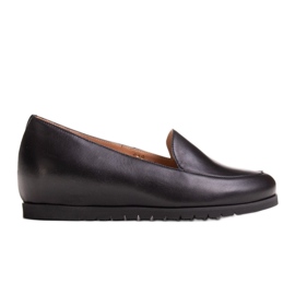 Marco Shoes Pohodlné nízké boty 1595P na klínku černý