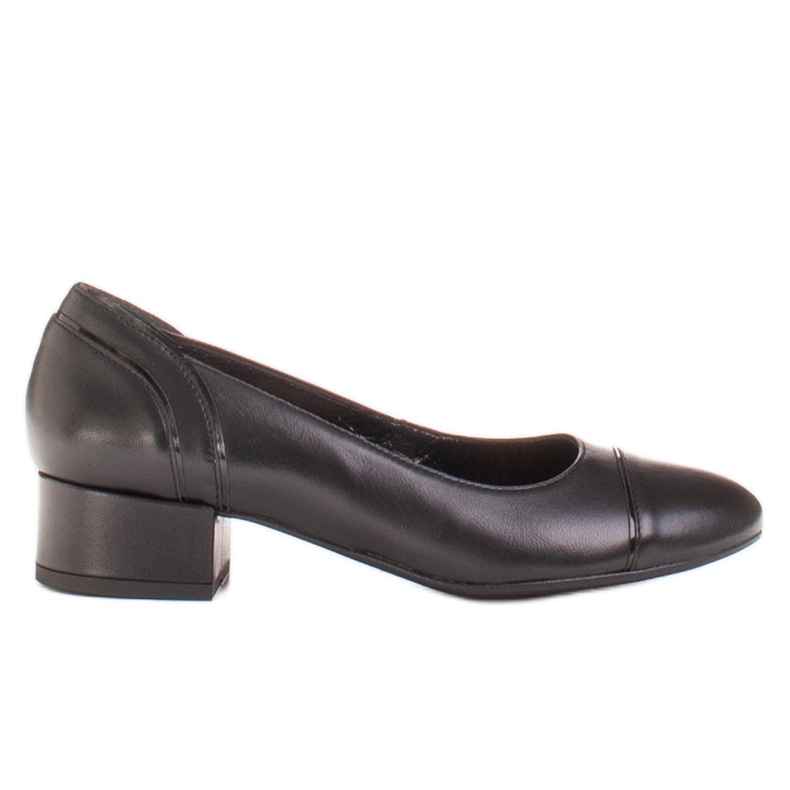 Radoskór Klasické černé dámské lodičky pro širší nohu černá