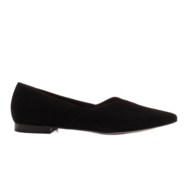 Marco Shoes Černé dámské balerínky Marco 1285P s vykrojením černý