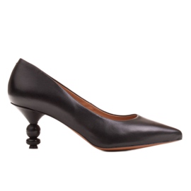 Marco Shoes Černé lodičky na vysokých podpatcích černý