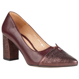 Marco Shoes Dámské lodičky Marco 1411P červený vícebarevný