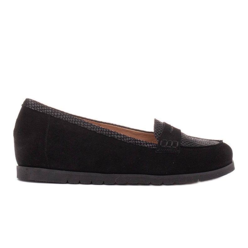 Marco Shoes Lehké boty s velmi měkkou spodní stranou a skrytým klínem černá