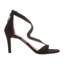 Marco Shoes Elegantní sandály Ava černý