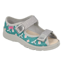 Dětská obuv Befado 869Y166 šedá zelený